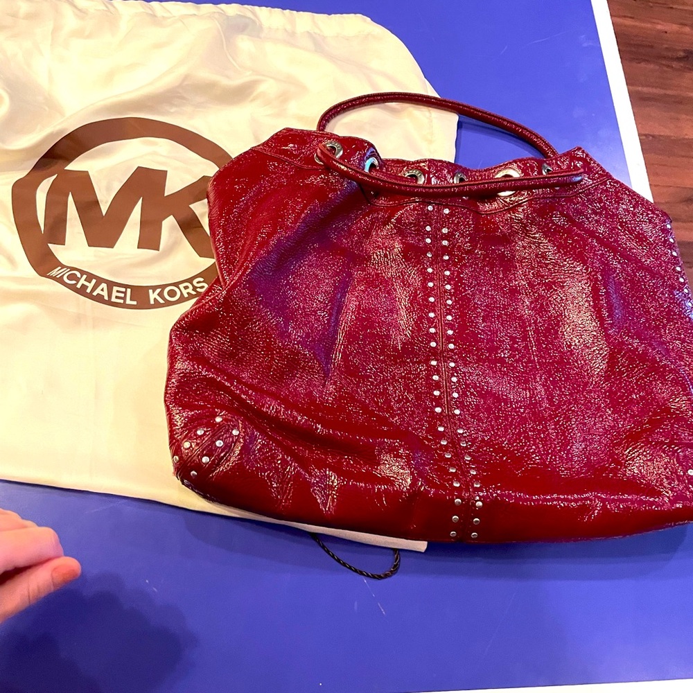 Michael Kors patent leather bag